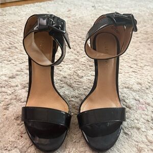 Chic Black Patent Leather Heels